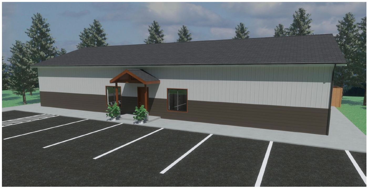 Rendering of the building as designed